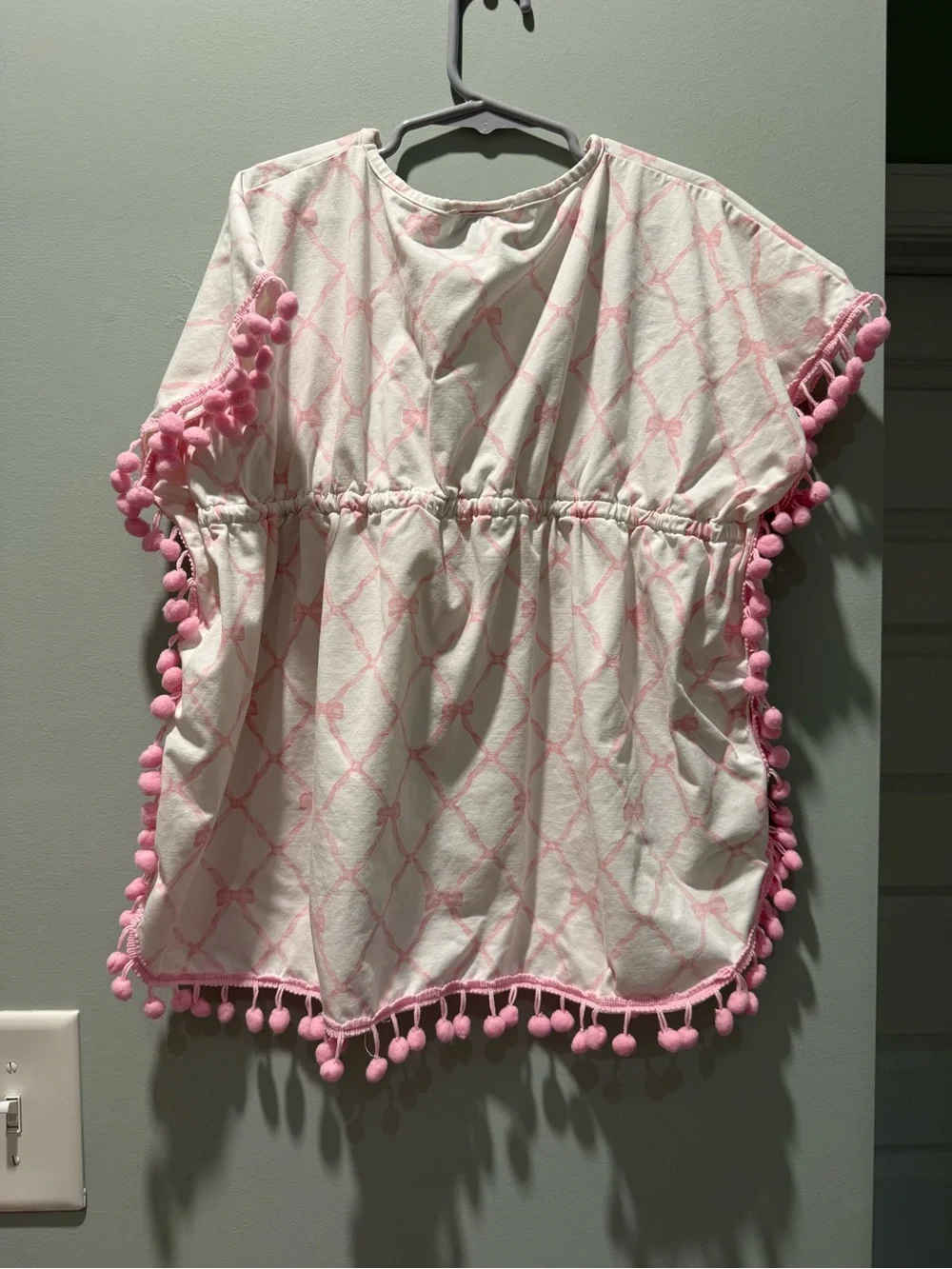 Busy Bee Smocks! 4t swim coverup with pompoms